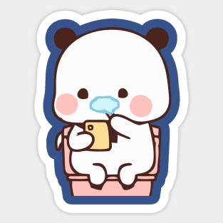 bear cartoon Sticker